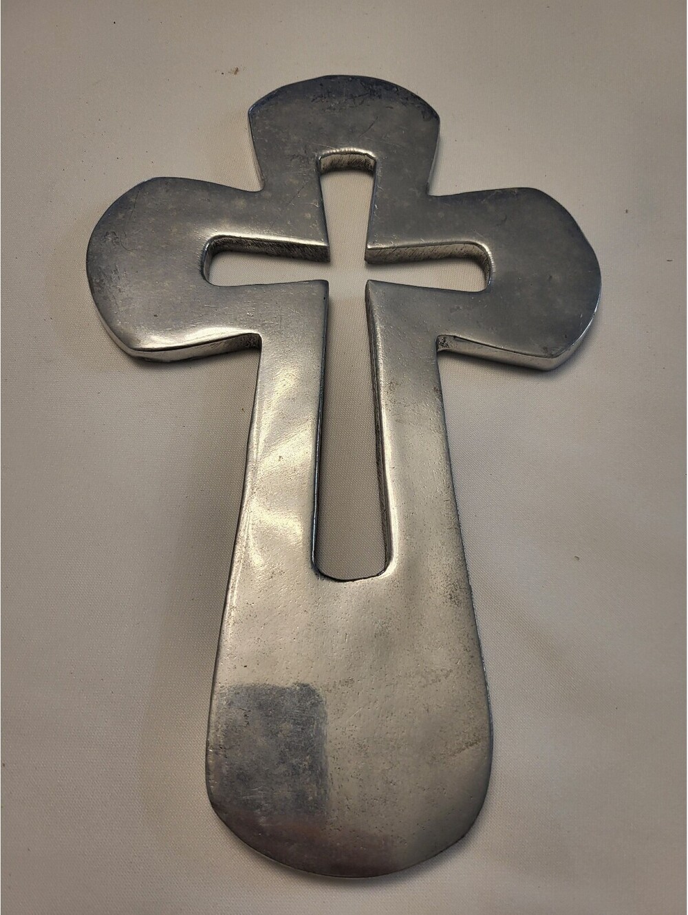 Decorative Metal 10.5x7" Cross Wall Hanging